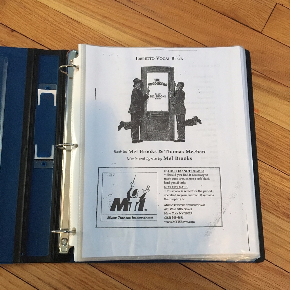The Producers Script/Libretto